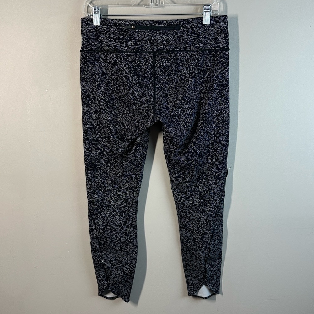 Lululemon Womens Quick Pace 7/8 Soundwave Leggings Size 10 Training Gym Yoga Run - Picture 3 of 16